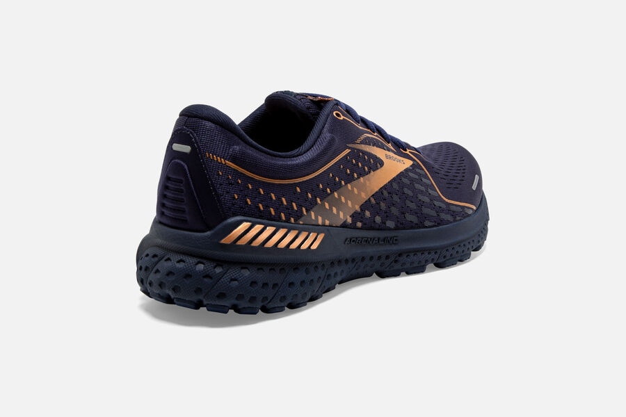 Brooks Adrenaline Gts 21 Road Loopschoenen Dames - Zwart/Goud - 312679OKW